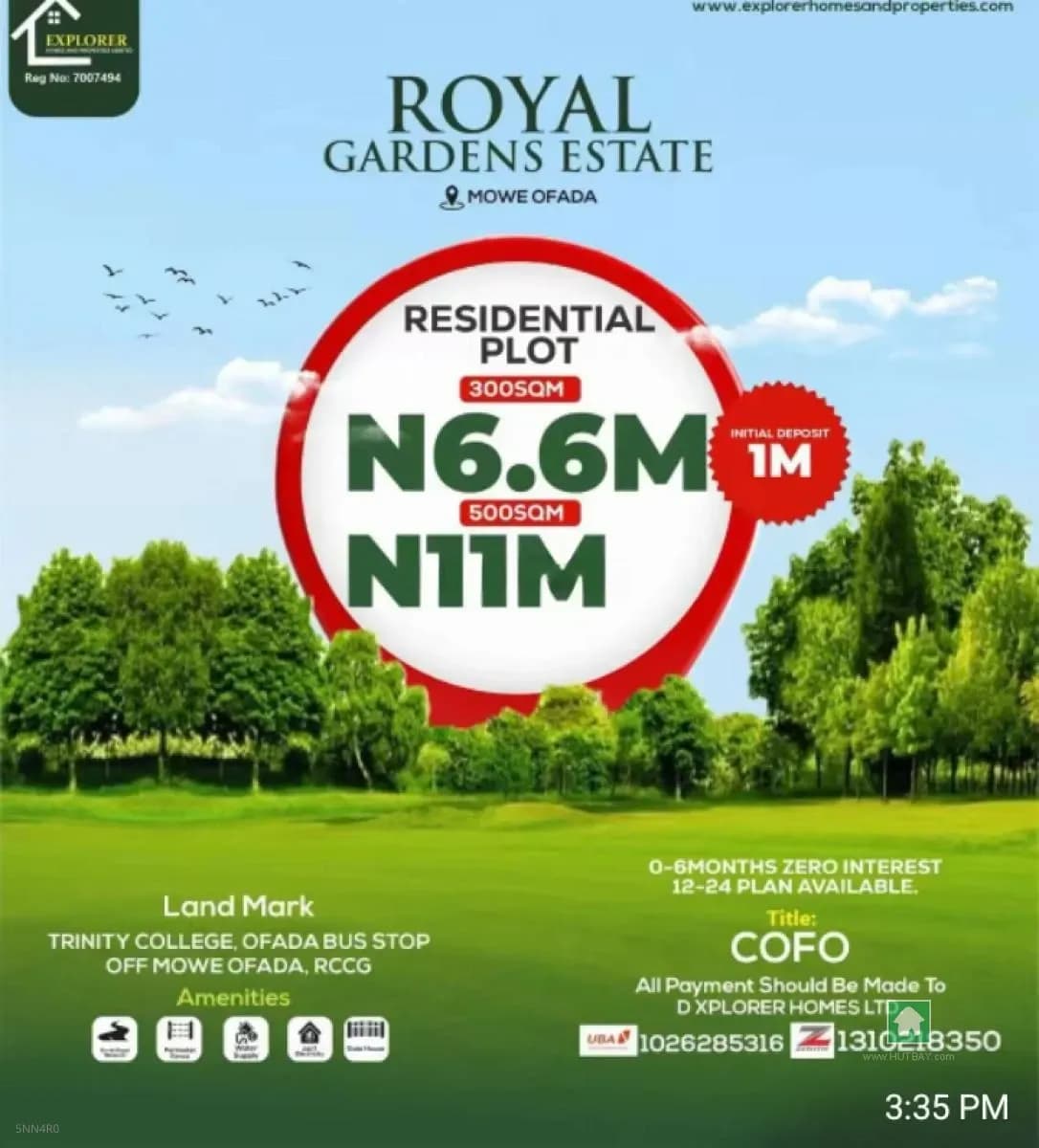 Prime 600 sqm Land Available in Mowe Ofada, Ogun