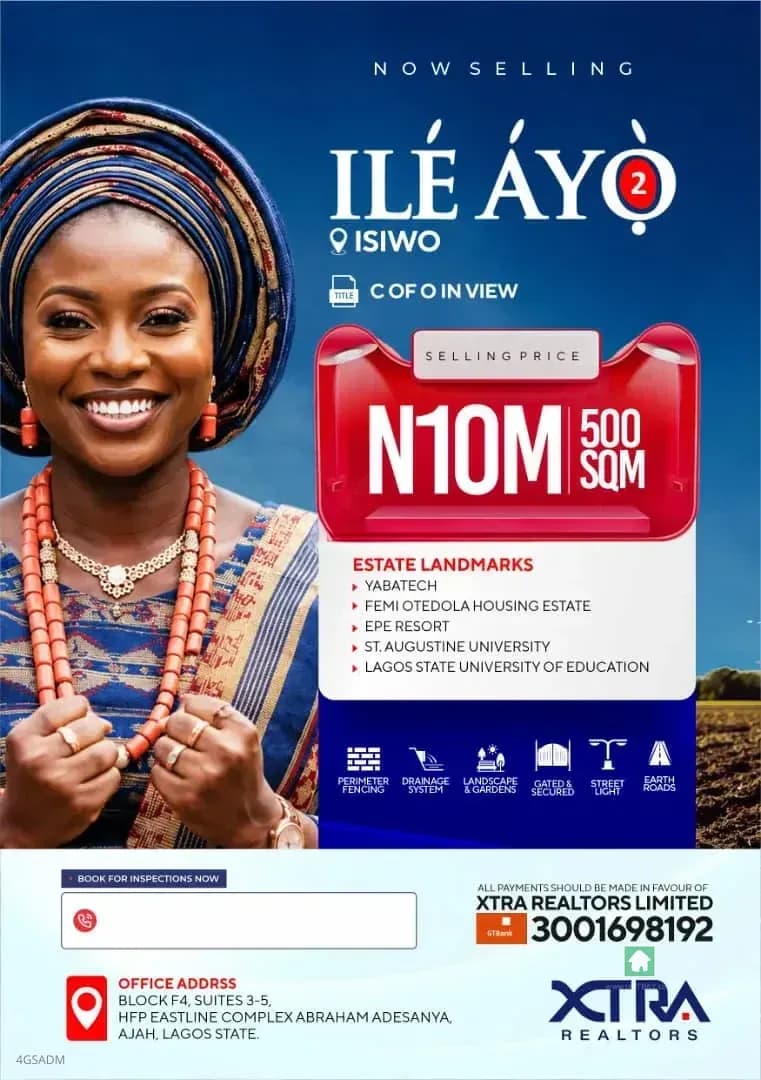 500sqm Land in Igbodu, Epe, Lagos