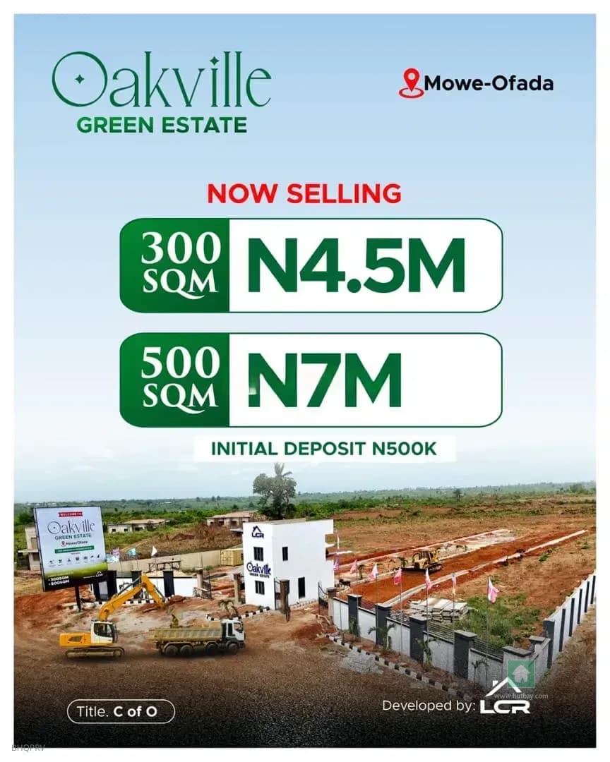 Secure Land Opportunity in Mowe Ofada, Ogun