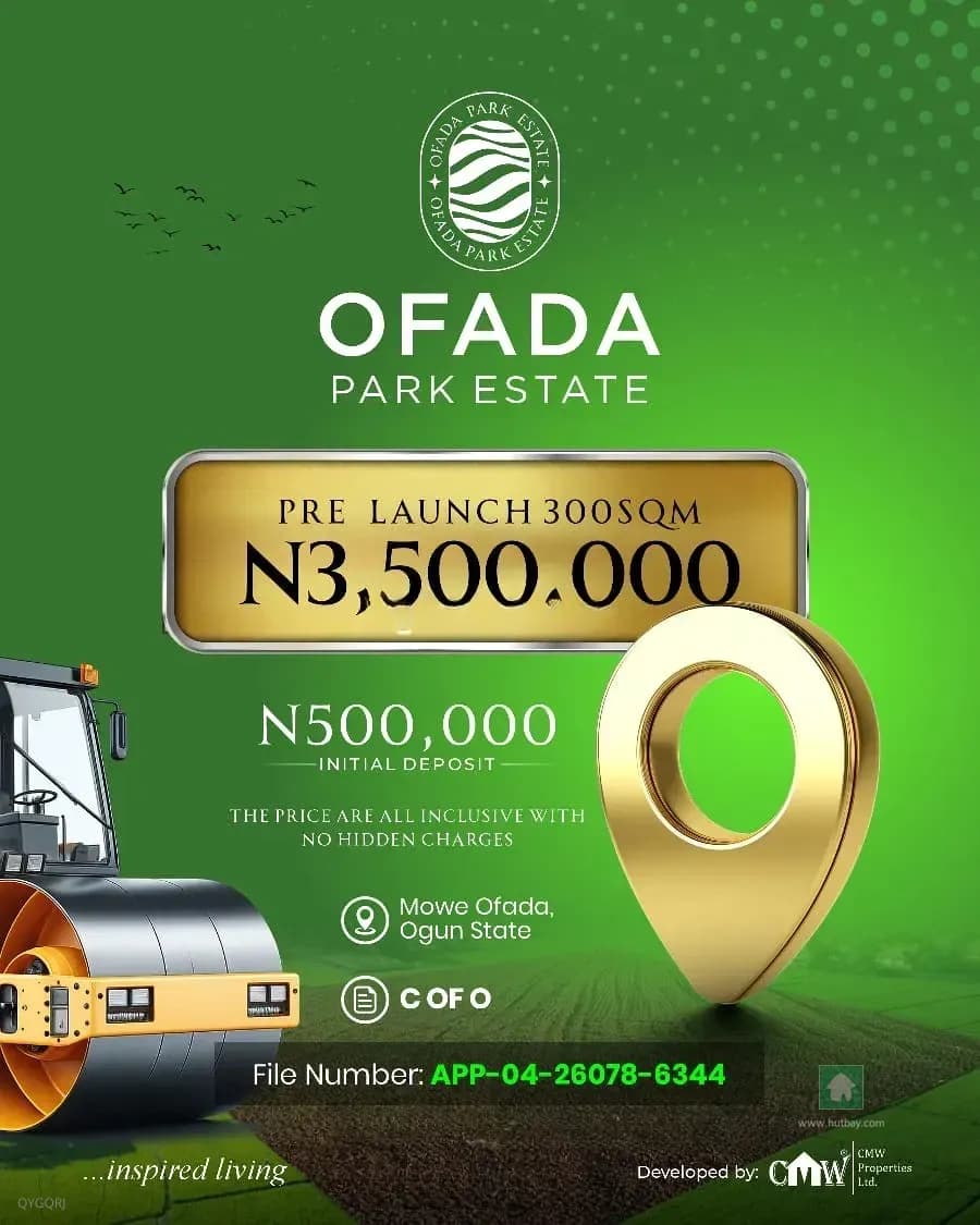 Strategic Land Opportunity in Mowe Ofada, Ogun