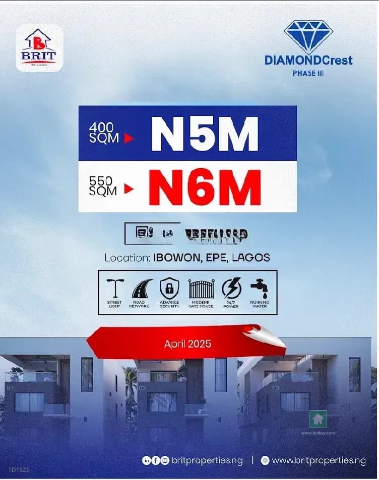 Prime Land Opportunity in Ibowon, Epe for Sale