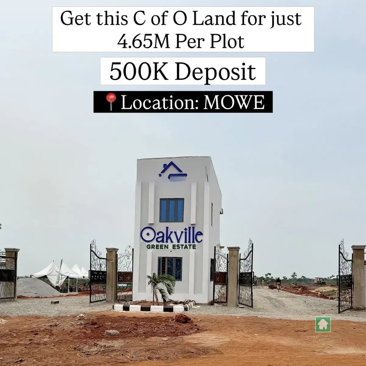 300sqm Land in Oakville Green Estate, Mowe/Ofada