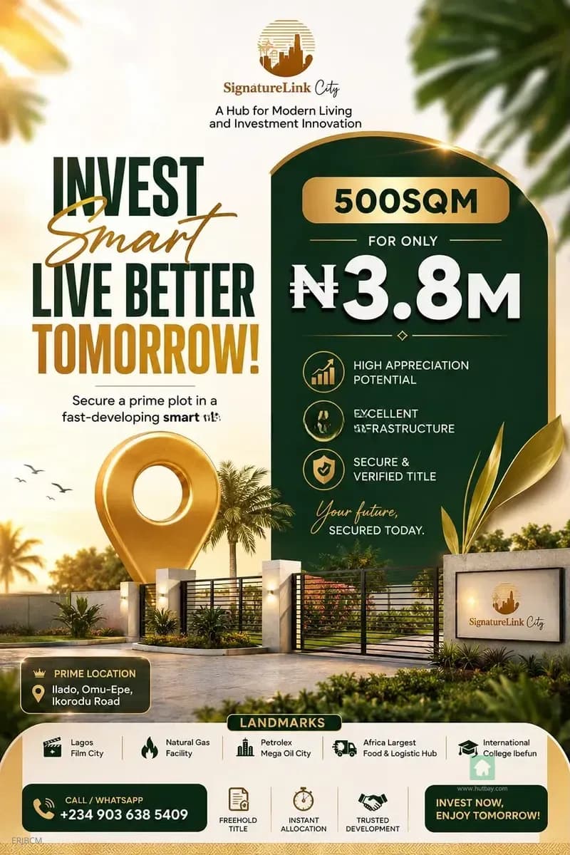 Prime 500 sqm Land Available Off Omu Epe Road, Lagos