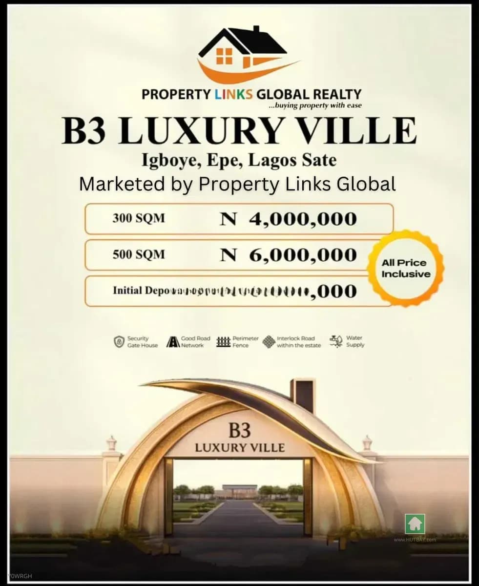 500 Sqm Land in Igboye, Epe, Lagos