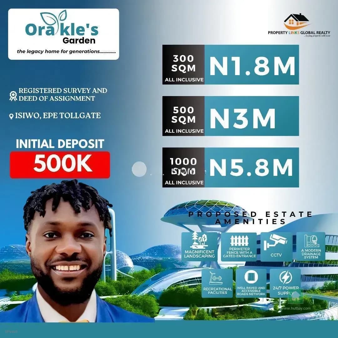 Prime Land for Sale in Epe, Lagos with Secure Features